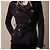 Chaqueta de algodón con cinturón Burberry Negro - vista 2