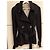 Chaqueta de algodón con cinturón Burberry Negro - vista 6