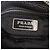Borsa a spalla in pelle nera e tessuto Prada - vista 5