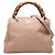 Bamboo Borsa shopper piccola in pelle di vitello rosa Gucci con bambù