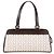 Céline Celine Brown C Macadam Canvas Handbag Beige