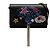 Carteira com corrente Kate em couro de bezerro preto com aplique de estrela Cloud da Saint Laurent
