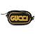 Borsa a spalla Pochette Game Patch GUCCI Nero Giallo - view 2