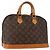 Louis Vuitton Vintage Alma Handtasche aus Monogramm-Canvas PM Braun
