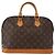 Louis Vuitton Vintage Alma Handtasche aus Monogramm-Canvas PM Braun - Ansicht 2