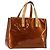 Borsa Reade Monogram Vernis PM di Louis Vuitton Marrone
