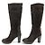 NUEVAS BOTAS ALTAS LOUIS VUITTON BETH 39.5 LOGO LV BOTAS MARRONES Castaño - vista 2