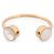 NEUER GINETTE NY TOI ET MOI RING T54 CABOCHON MUTTERPERLE 18K GELBGOLD Golden - Ansicht 2