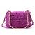 NUOVA BORSA A MANO CHANEL AS0974 TWEED LOGO GIGANTE RETTANGOLARE VIOLA
