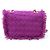 NUOVA BORSA A MANO CHANEL AS0974 TWEED LOGO GIGANTE RETTANGOLARE VIOLA - vista 2