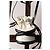 Borsa a secchiello Alexander McQueen in pelle bianca e nera nuova Bianco - vista 3