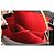 Borsa modello Trinity di Cartier in tessuto nero e pelle rossa - vista 6