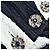 Completo Chanel Abito e Giacca in Tweed Nero e Blu Navy - vista 11