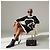 Completo Chanel Abito e Giacca in Tweed Nero e Blu Navy - vista 7