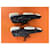 Marithé et François Girbaud Scarpe Derby in pelle nera Nero  - vista 3