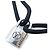 Charm lucchetto Ag925 Louis Vuitton Q05942 Bracciale Lockit Rahn in argento Nero