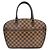 Borsa a mano orizzontale Damier Saria di Louis Vuitton Damier ebene