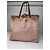 Vintage Gucci Monogram Tote Bag Pink Brown