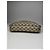 Clutch in pelle monogramma Ophidia vintage Gucci grigio marrone - vista 12