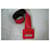 Ceinture Yves Saint Laurent Rouge en Cuir Vernis  - vue 5