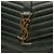 Sac Sulpice Monogram en agneau chevron vert de Saint Laurent - vue 7