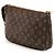 Pochette Mini Lin Bucket PM Monogram Marrone Louis Vuitton Marrone scuro - vista 2