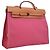 Hermès Borsa Herbag Zip 39 in Tela Rosa - vista 2