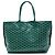 Goyard Grünes Goyardine Wendbares Anjou PM