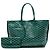 Goyard Grünes Goyardine Wendbares Anjou PM - Ansicht 8
