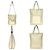 Borsa Shopper 2 in 1 Loewe Bianco Crudo - vista 3