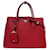 Borsa tote Prada in rosso Fuoco - vista 2