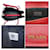 Borsa tote Prada in rosso Fuoco - vista 5