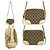 Borsa a Spalla Gucci Beige e Bianca Bianco - vista 3