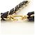 Cinturón de cadena trenzada Louis Vuitton Negro Dorado - vista 4