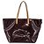 Borsa Bellevue Louis Vuitton Monogram Vernis GM Porpora - vista 2