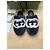 Schwarze Lammfell-Mules mit GG-Logo von Gucci Weiß - Ansicht 3