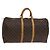 Borsa Keepall Louis Vuitton in tela Monogram 55 Marrone