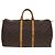 Borsa Keepall Louis Vuitton in tela Monogram 55 Marrone - vista 2