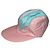 Vintage Courreges Polyester SnapBack Türkis Pink