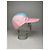 Vintage Courreges Polyester SnapBack Türkis Pink - Ansicht 10