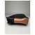 Clutch Vintage Courreges Nero Marrone - vista 6