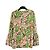 Autre Marque La Double J 2017 Top Volant FR40 Blusa Colorata in Seta e Cotone UK12 US10 Multicolore - vista 3