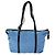 Prada Vintage Zip Tote Tessuto Mittel Blau - Ansicht 2