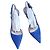 Décolleté Slingback Giorgio Armani Blu Elettrico Scamosciato 38 Blu chiaro