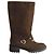 Fendi Botas de montar de ante marrón Castaño