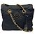 Borsa tote piccola Prada Re-Nylon nera Impuntu trapuntata Re-Edition 1995 Chaine Nero