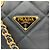 Borsa tote piccola Prada Re-Nylon nera Impuntu trapuntata Re-Edition 1995 Chaine Nero - vista 9