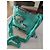 Borsa Maliparmi verde in acrilico con pietre - vista 2