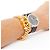 Pulsera Chanel 1996 Maxi CC Turnlock Doble Cadena Dorada Talla M Dorado - vista 6