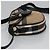 BOLSA MINI CROSSBODY BURBERRY BEGE NOVA CHECK COM FIVELA Preto Gold hardware - vista 4